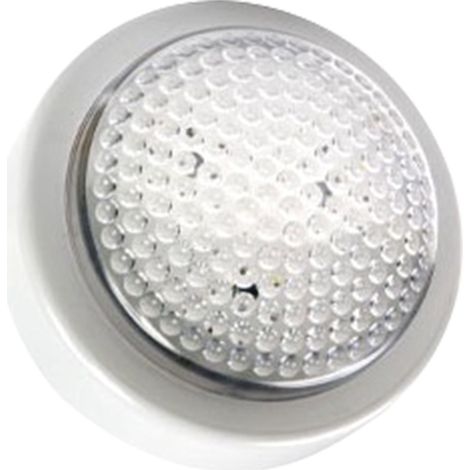 LAMPADA A PRESSIONE A LED 3 led - Ø 100x50 mm - VELAMP