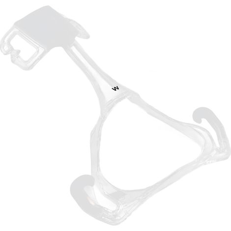 Cadre remplacement masque nasal en plastique, accessoire respirateur pour Mirage FX, garde-nez élargi compatible CPAP, pièce détachée confortable. (1/5)