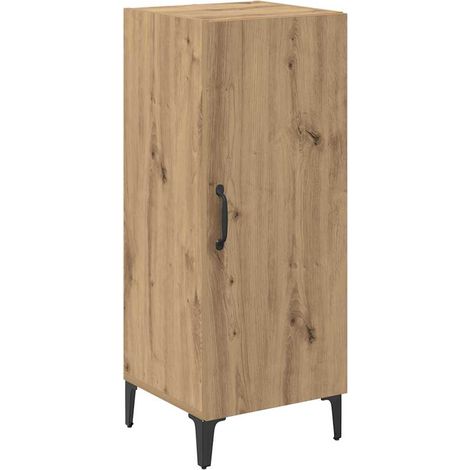 Buffet,Bahut,Meuble de Rangement chêne artisanal 34,5 x 34 x 90 cm Bois d'ingénierie CFW73135 (1/5)