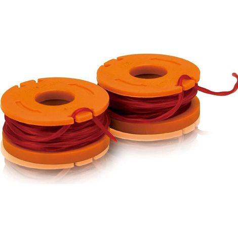 Worx Ersatzfaden Spulen 2x 3m, 1.65mm 2er-Set für WG157E & WG163E (1/2)