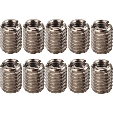 10 inserts filetés en acier inoxydable, écrou réducteur M4 x 0,7 (1/5)
