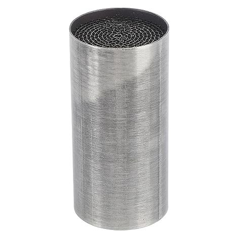Catalizzatore per tubo di scarico per moto, acciaio inossidabile, catalizzatore per marmitta di scarico centrale anteriore, universale per moto (48  100 mm) (1/5)