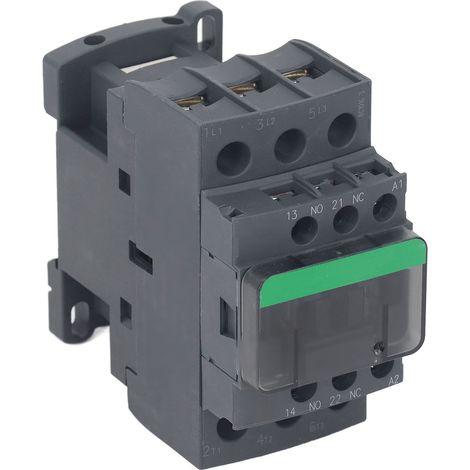 Contacteur CA LC1D18, tension nominale 380 V, contacteur électrique industriel basse tension CA 18 A, tension de bobine 36 V CA (1/5)