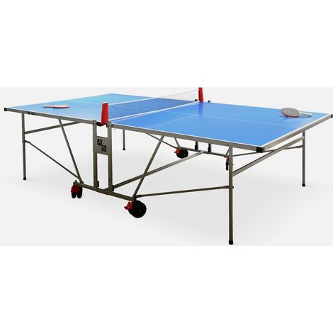 Tavolo da ping pong per esterni pieghevole con 2 racchette e 3 palline, 274cm (1/5)