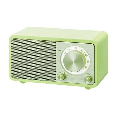 Sangean wr-7 radio da tavolo analogica verde fm bluetooth batteria agli ioni di litio ricaricabile (1/5)