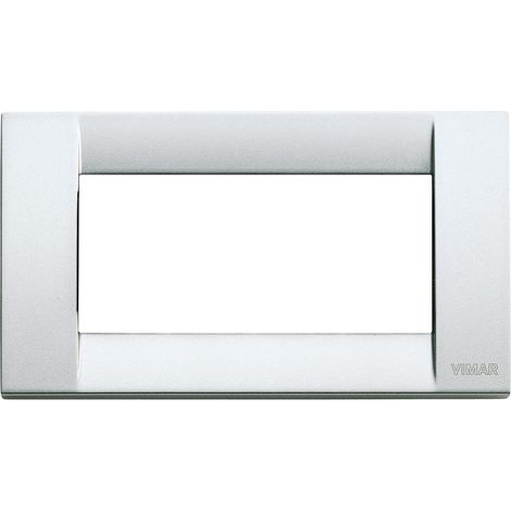VIMAR - 16734.21 Placca Classica 4M argento metall.
