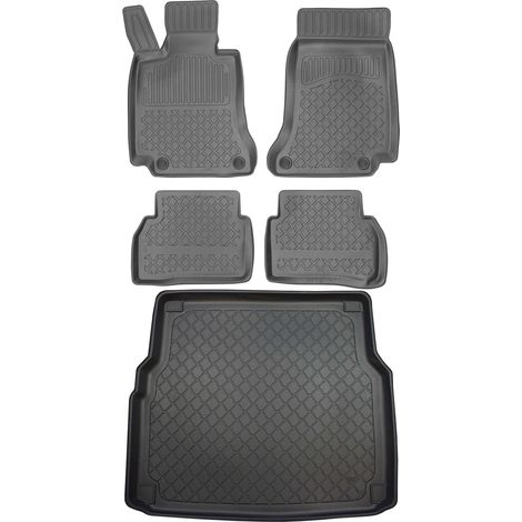 Juego de alfombrillas para coche y maletero para Mercedes Clase C W205 Estate a partir de octubre de 2014. (1/5)