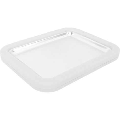 Sorbetière instantanée, moule à glace, yaourt glacé, sorbet, gelato, activité familiale amusante et saine, glace maison à faire soi-même, petit format, panneau en alliage d'aluminium blanc (1/5)