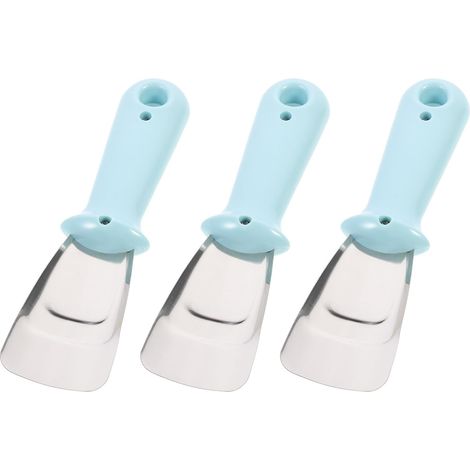 de 3 pelles à glace en polypropylène et acier inoxydable