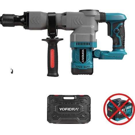 Marteau Électrique, Moteur Sans Balais, Haute Fréquence d'Impact, Pas de batterie (1/2)
