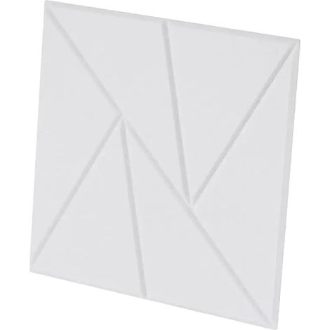 Pannello acustico autoadesivo ad alta densità, isolamento acustico, bianco (1/2)