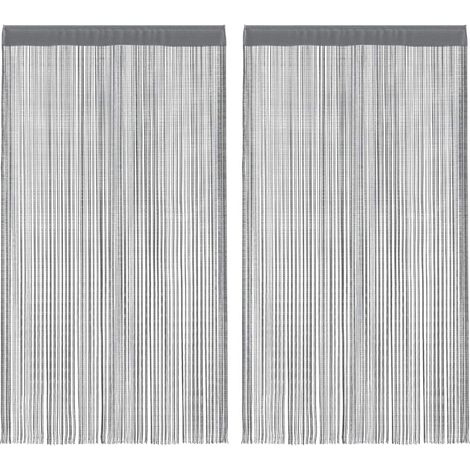 Maison Exclusive - Tende a fili 2 pz Antracite 100x250 cm