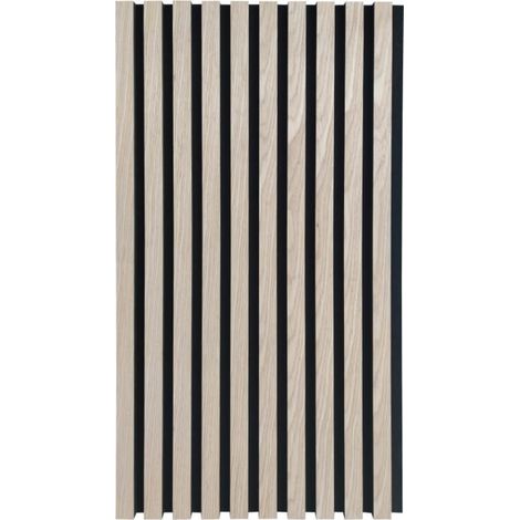 HOME DELUXE - pannello acustico SONIC - 80 x 40 cm  Colore: Rovere Chiaro, Quantità: 12 (1/4)