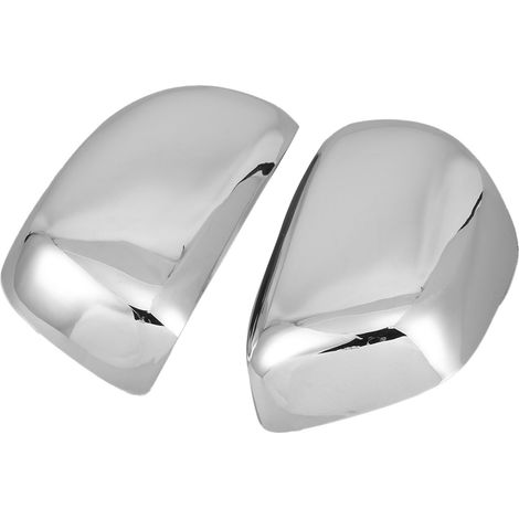 2pcs Capuchon de couverture de rétroviseur latéral ABS Décoration chromée Fit pour RAV4 2006-2008