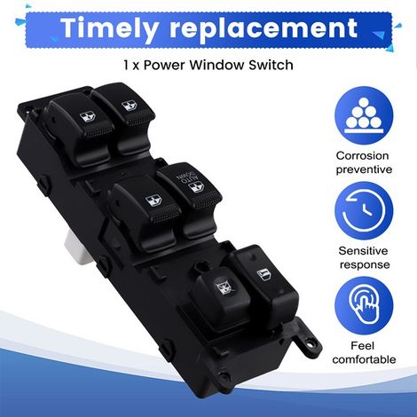 Die Teilenummer 935701G110 ist für Kia 06-10 Fensterheberschalter (Teilenummer 93570-1G110) geeignet. (1/5)