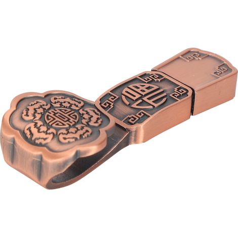 Tragbarer und wasserdichter USB 2.0-Stick aus Metall, 64 GB, zum Datentransfer und zur Datenweitergabe. (1/5)