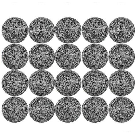 Steel Wool Ball - Stainless Steel Scouring Pad - For Pots Pans Cookware Rust Removal - 16 Pieces