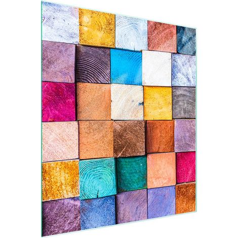 TAGLIERE IN VETRO 45x52 con motivo (1/5)