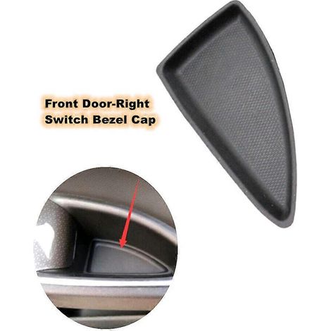 Cache-interrupteur de porte avant droit noir 23451120 pour Chevrolet Malibu 2016-2018 (1/2)