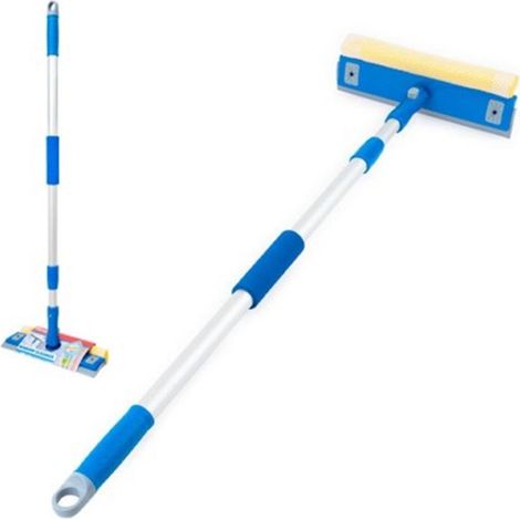 Manico telescopico per lavavetri doppio 78-130 cm - KARCHER, leggero, 7 angoli regolabili