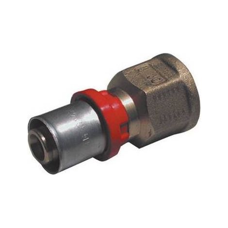 RACCORD PRESS DROIT FEMELLE POUR MULTICOUCHE Dimensions : 3/4 x 20