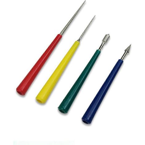 Ensemble de 4 outils d'agrandissement de trous pour perles, diamants, perles de verre et autres perles. Lime à aléser à pointe fine. Outils de bijouterie (1/5)