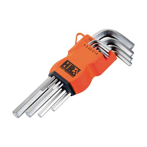 JUEGO 9 LLAVES ALLEN ALYCO ORANGE SOPORTE PLÁSTICO