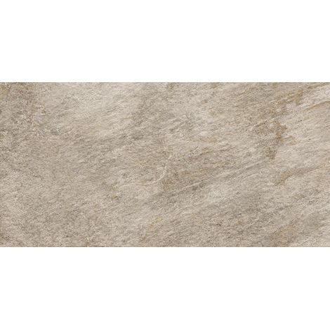 Carrelage effet Pierre Quartzite Gris Argent 120x60x0,9 cm Mat Salvero - Sol et mur intérieur (vendu par carton de 1,44 m²) - RO'MA CARRELAGE