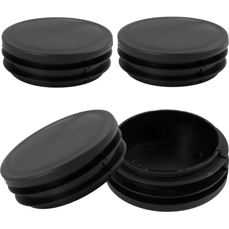 4 PCS Bouchons à Lamelles Ronds,Bouchon Pied De Chaise,Embout De Bouchon en Plastique,50mm pour Tube Rond en Métal,Pied De Chaise Caoutchouc,pour Pieds De Chaises,Tables Et Meubles (1/5)