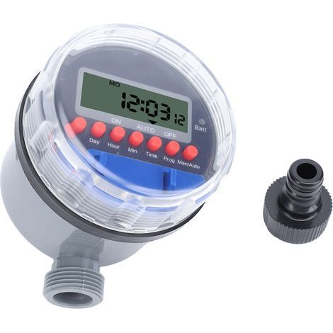 Watering timer with LCD screen, digital electronic hose, irrigation tap, water for garden, outdoor courtyard, lawns (1/5)