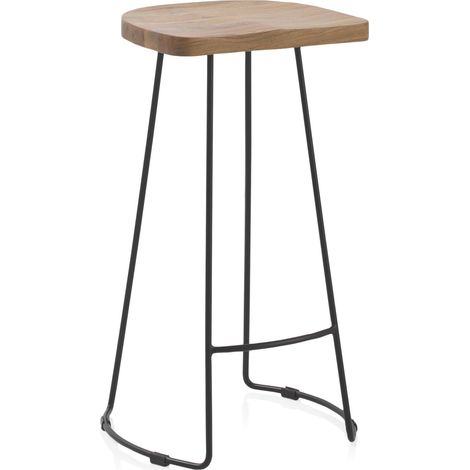 Metallisch lackierter Hocker (1/5)