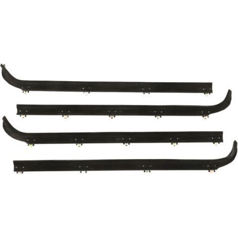 4 juntas negras para ventanas delanteras F2TZ1521456A - Impermeables, silenciosas - Repuesto para Ford Bronco 1987-1996 (1/5)