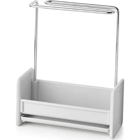 Discreet Drying Rack, Space-Saving and Versatile Kitchen Sponge Holder for Organized Storage (1/5)
