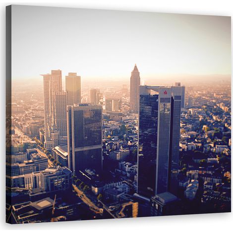 Tableau sur toile Panorama de la ville de New York 60x60 (1/5)