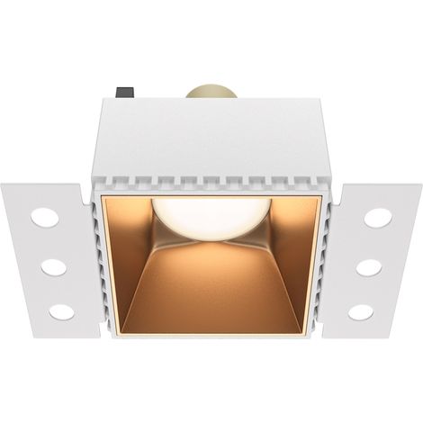 Maytoni Share faretto incasso quadrato ottone GU10 1L (1/5)