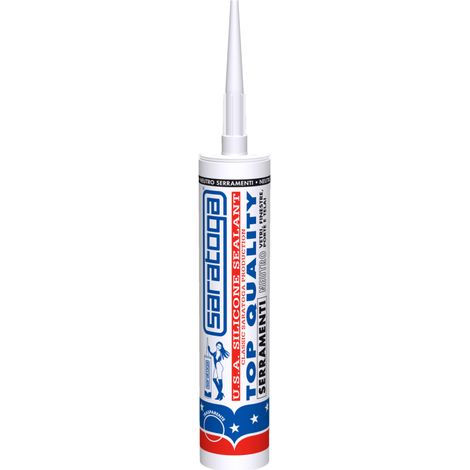 Silicone  NEUTRO TESTA DI MORO - SARATOGA - LAMIERE PVC EDILIZIA
