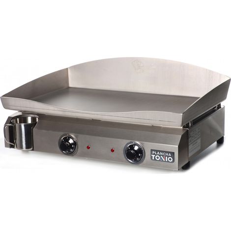 Plancha Tonio - Plancha électrique Electica PL4 - 2 résistances en inox pour 6 à 12 personnes