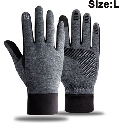 Gants d'hiver tactiles thermiques chauds pour la course, la conduite et les sports de plein air, pour hommes et femmes. (1/5)