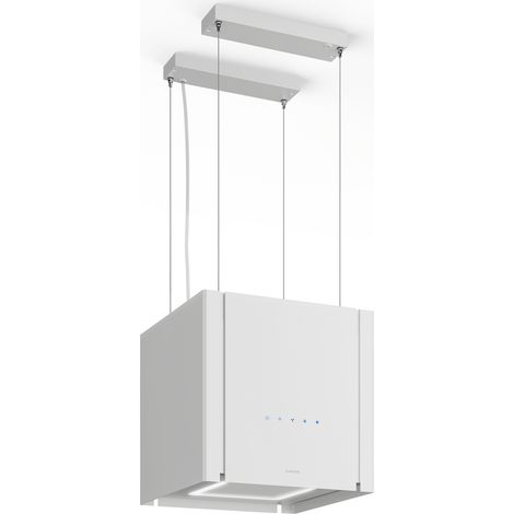 Klarstein Velaire - Cappa aspirante con funzione di sollevamento, 40 cm Elegante, minimalista, potente Classe energetica A++ 601 m³/ora