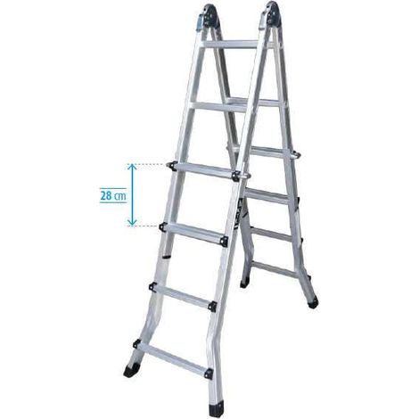 Escalera KTL K1 telescópica multifunción sin base (1/3)