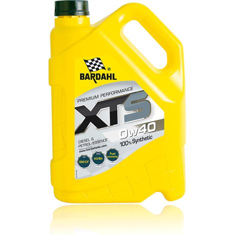 Huile 0W40 - XTS 100% Synthèse A3/B4-12 - 5L - BARDAHL