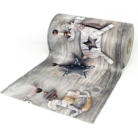 Tappeto Passatoia Antiscivolo Con Stampa Digitale Dis. Alce Natale, misura50x280coloreAlce (1/4)