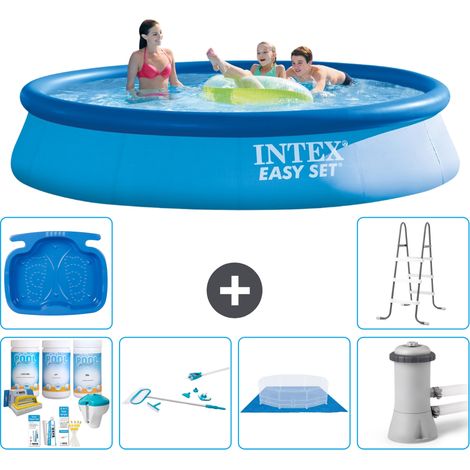 Intex Piscina Easy Set Rotonda - 396x84 cm - 7-pezzi S20902 (1/5)