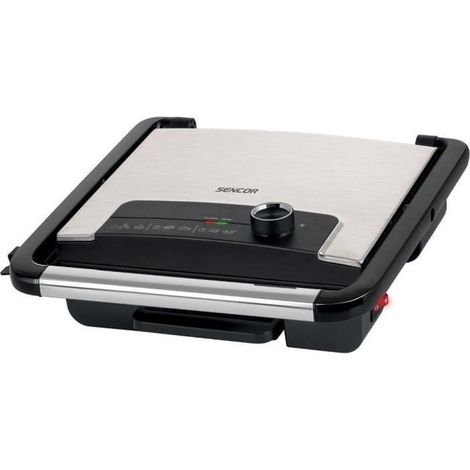 Sencor SBG 3710SS grill eléctrico negro y plateado (1/5)