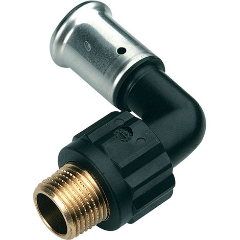 Coude multicouche à visser Henco - Mâle 1' 1/4 - Diamètre 50 mm - PVDF (1/3)
