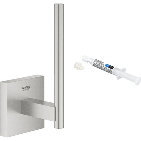 Portarrollos GROHE Start Cube supersteel + GROHE QuickGlue