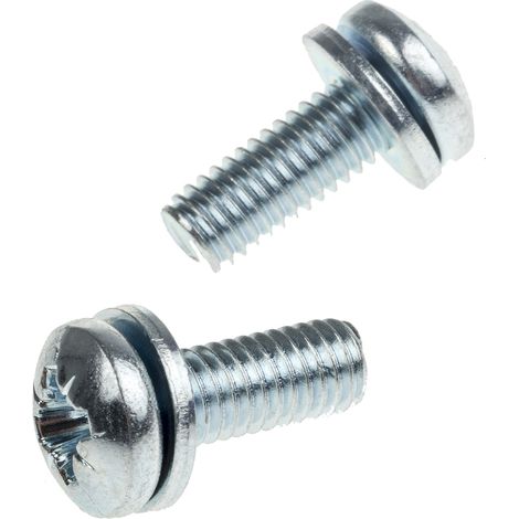 Vis indesserable à tête Cylindrique, M6 x 16mm, en Acier ( Prix pour Sachet de 100 )