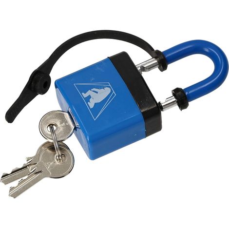 KOTARBAU Antivol en U 46 mm en acier laminé Cadenas avec revêtement en PVC Sécurité anti-effraction Serrure massive trempé (1/5)