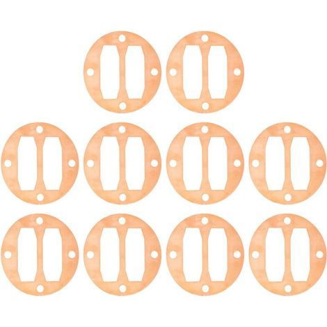 Joint d'étanchéité de cylindre, support de pompe, plaque de cuivre de remplacement, pièce de compresseur d'air 51mm, 10 pièces (1/4)