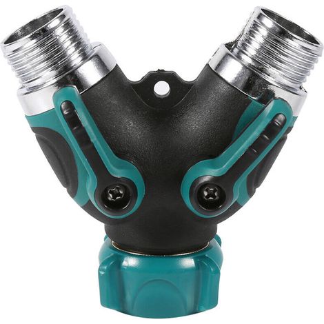 Jeffergarden Raccord de tuyau d'arrosage, tuyau d'eau durable en forme de Y pour l'irrigation goutte à goutte des jardins et des exploitations agricoles.